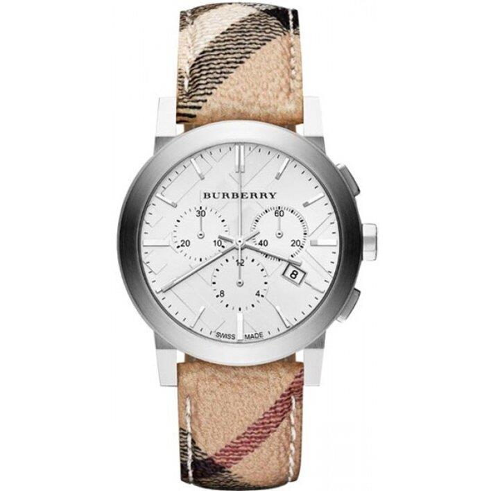 Burberry BU9360 Die City Silbernes Zifferblatt Herreuhr Burberry BU9360 Die City Silbernes Zifferblatt Herreuhr
